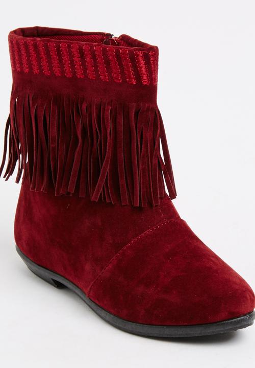 Awol - Boho Boot Dark Red