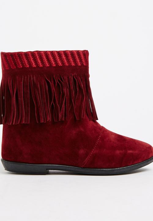 Awol - Boho Boot Dark Red