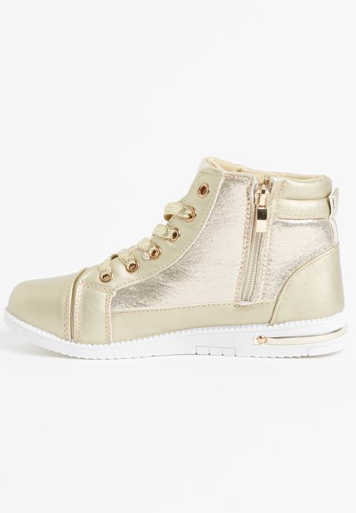 Jumbo - Lace Up Sneaker Gold