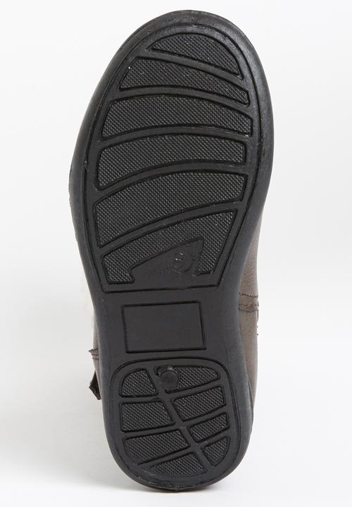 Jumbo - Boot with Fur Detail Mid Grey