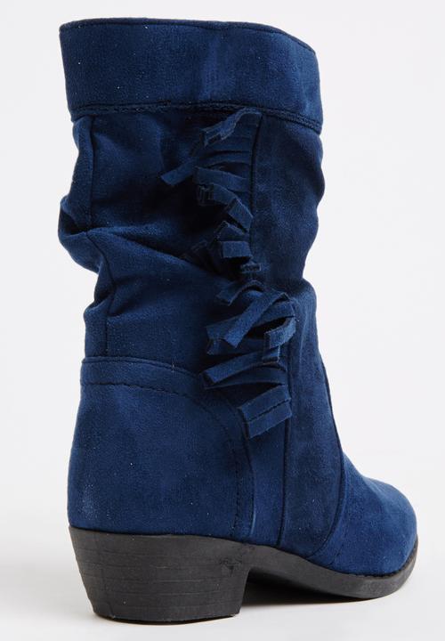 Jumbo - Fringe Boot Navy