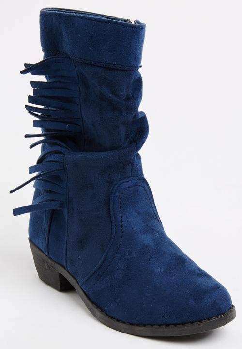 Jumbo - Fringe Boot Navy