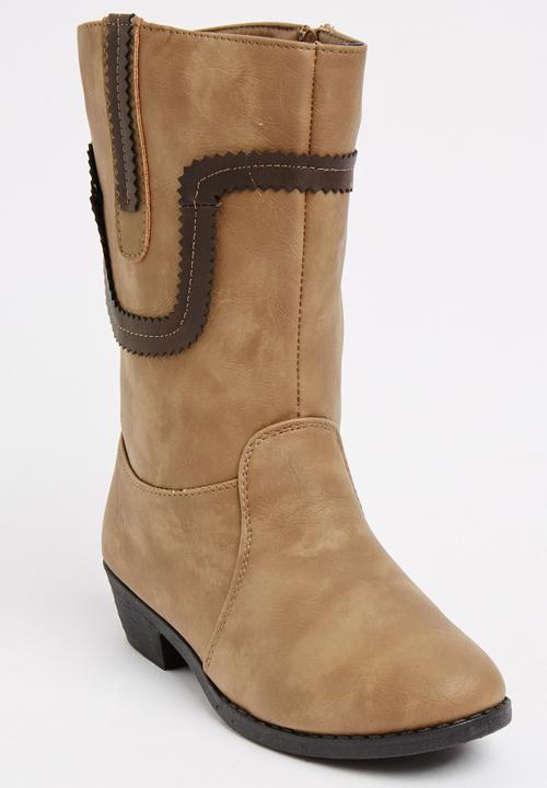 Awol - Cowboy Boot Mid Brown