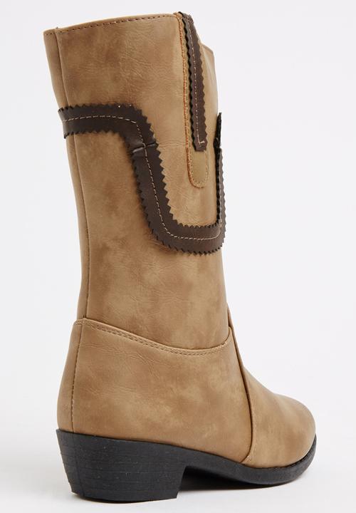 Awol - Cowboy Boot Mid Brown