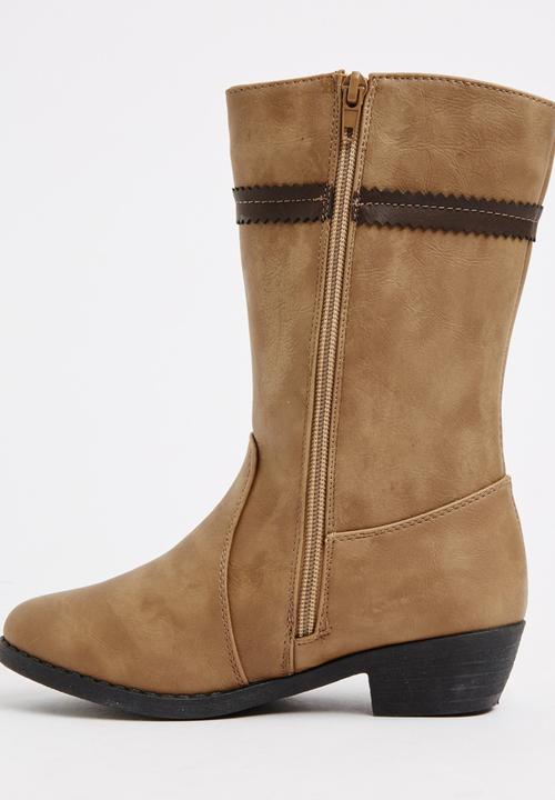 Awol - Cowboy Boot Mid Brown