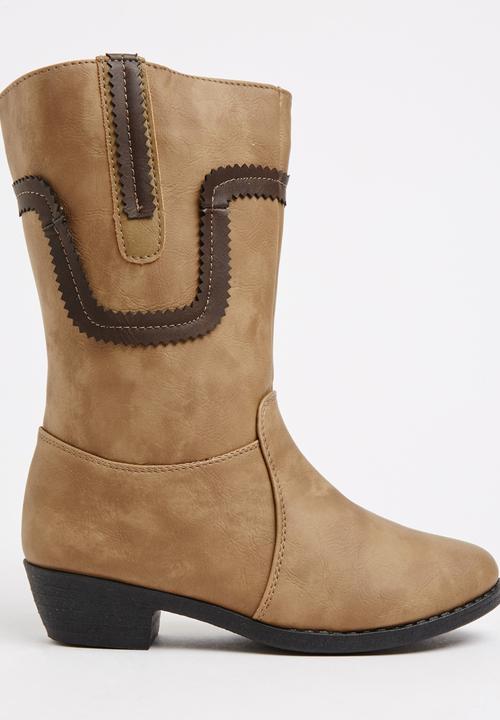 Awol - Cowboy Boot Mid Brown
