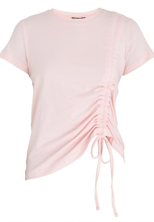 c(inch) - Drawcord T-shirt Pale Pink