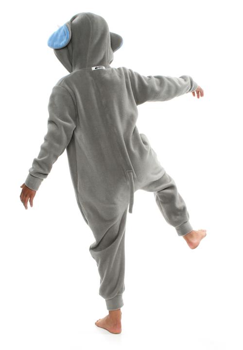 aFREAKa Clothing - Elephant  Onesie Blue and Grey