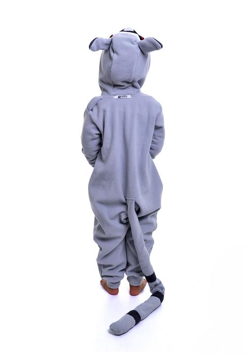 aFREAKa Clothing - Lemur Onesie Grey