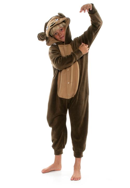 aFREAKa Clothing - Monkey Onesie Dark Brown