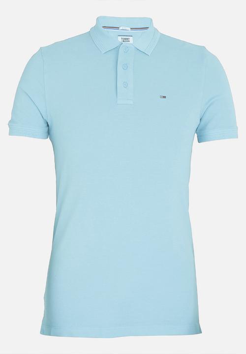 Tommy Hilfiger - Fine Garment Dye Polo Golfer Blue