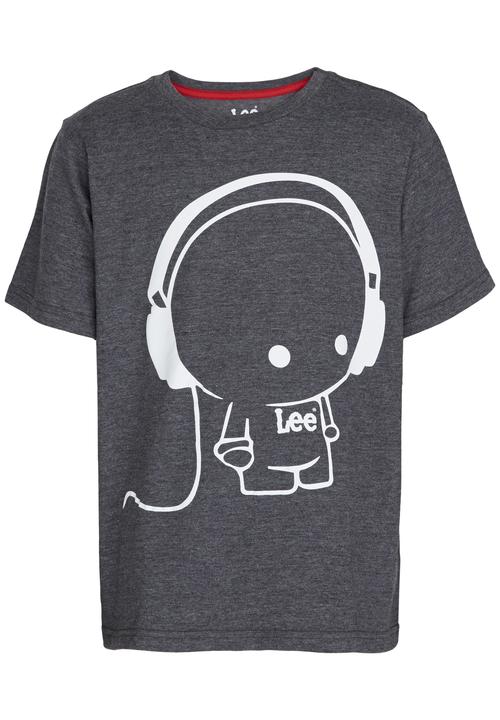 Lee  - Listen To Me  Tee Dark Grey