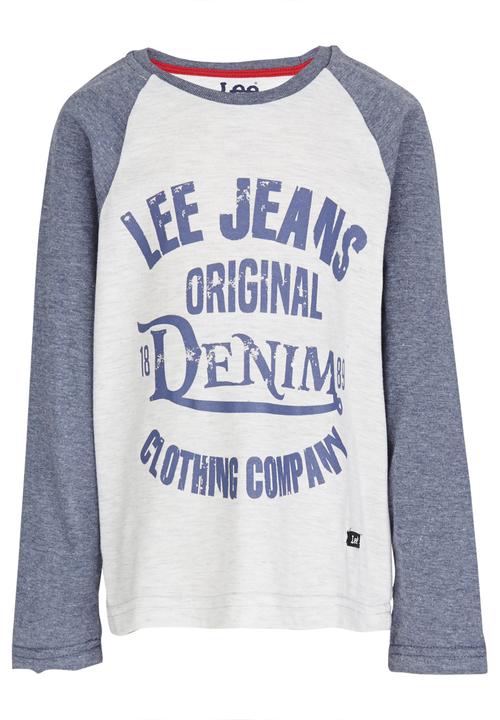 Lee  - Raglan Denim  Tee Grey
