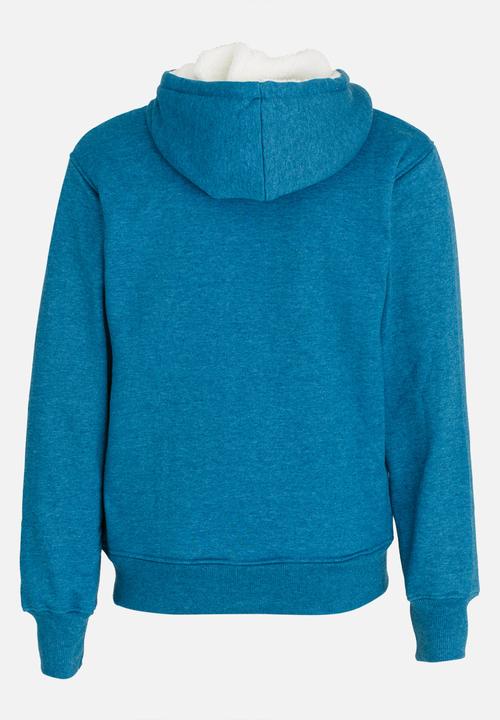 Lizzard - Aksel Zip Thru Hoodie Mid Blue