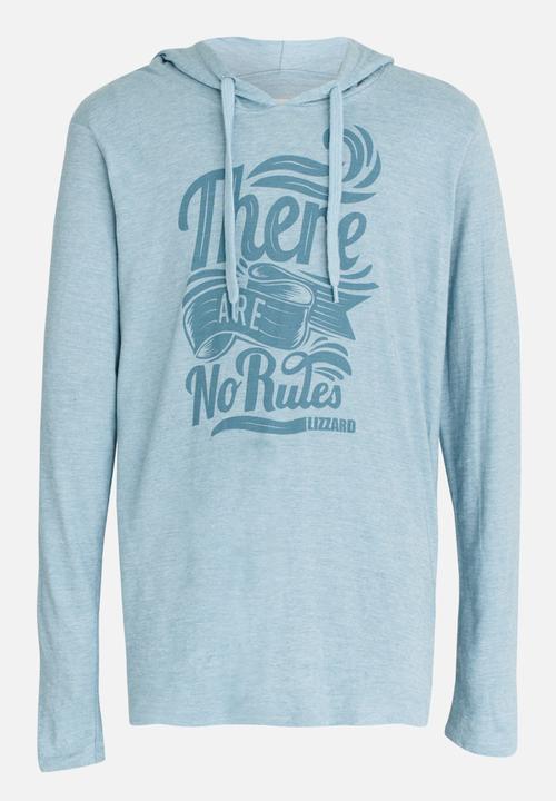 Lizzard - Hagen pullover hoodie - pale blue