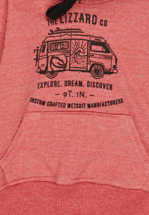 Lizzard - Delric Hoody Red