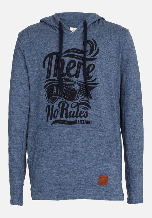 Lizzard - Hagen Pullover Hoodie Pale Blue