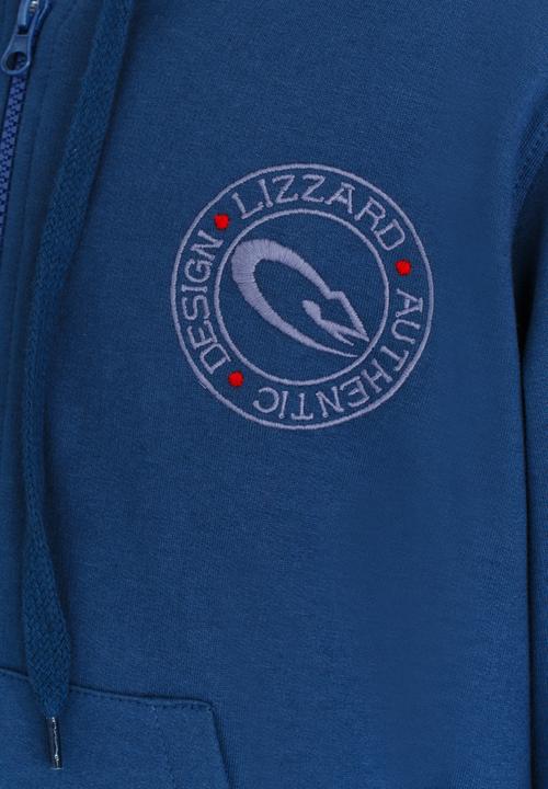 Lizzard - Ralph Zip Thru Hoodie Mid Blue