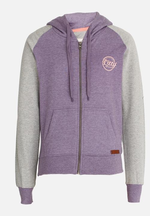 Lizzy - Alvilda Zip Through Hoodie Mid Purple