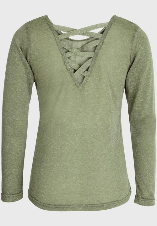 Lizzy - Astraea Long Sleeve Tee Green