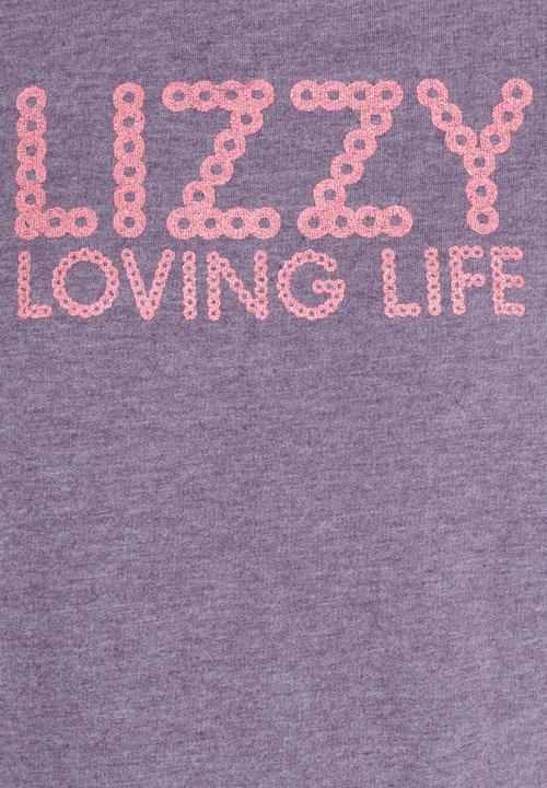 Lizzy - Marianne Printed Sweat Top Pale Purple