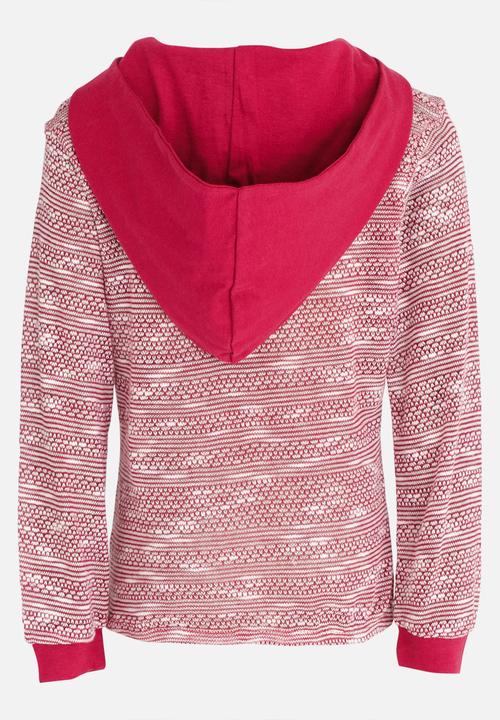 Lizzy - Loire Pullover Hoodie Dark Pink