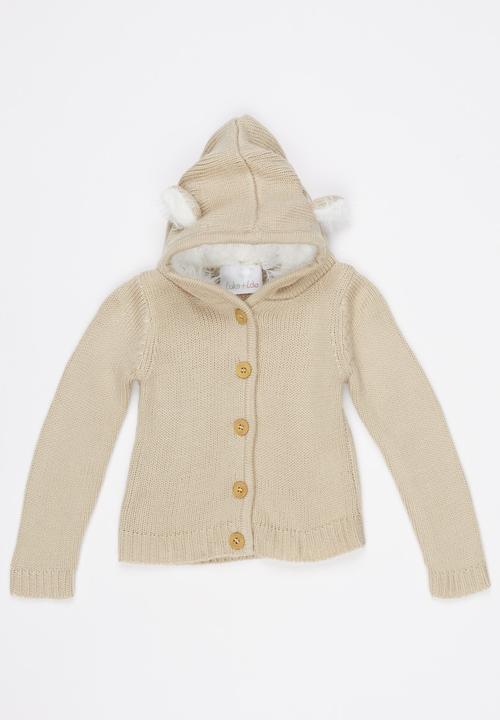 Luke & Lola - Bunny Ear Knit Stone