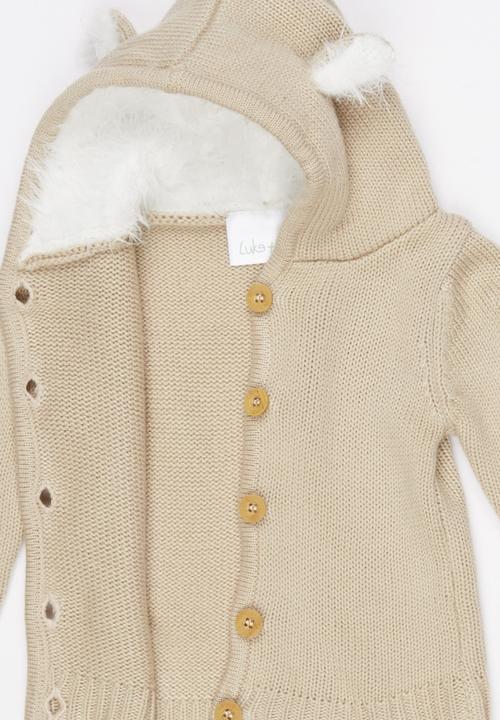 Luke & Lola - Bunny Ear Knit Stone