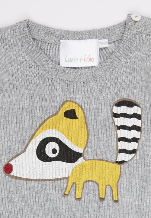 Luke & Lola - Printed Boys Knit Multi-colour