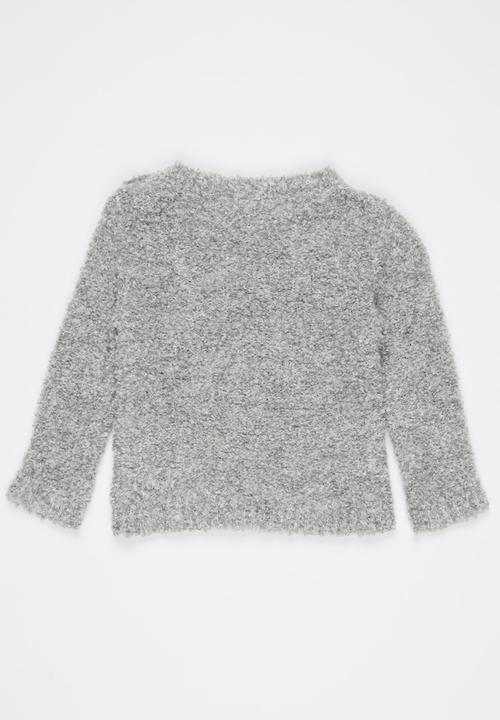 Luke & Lola - Bear Fluffy Knit Grey