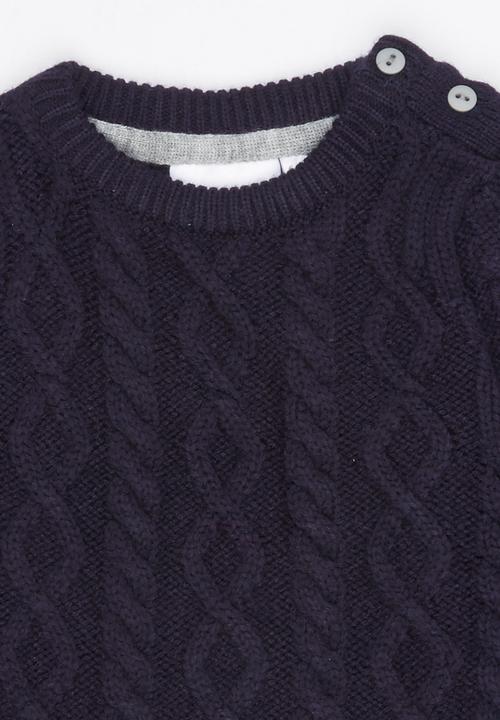 Luke & Lola - Cable Knit Navy