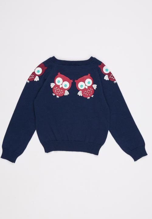 Luke & Lola - Owl Knit Navy