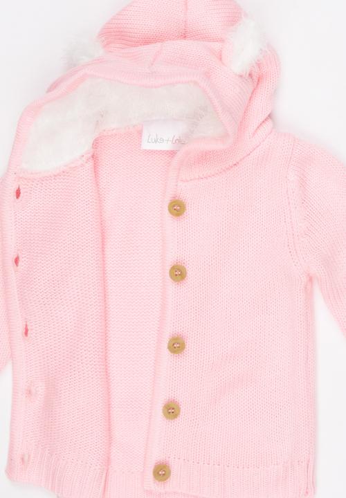 Luke & Lola - Bunny Ear Knit Pale Pink