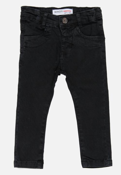 MINOTI - Skinny Leg Twill Pant Black