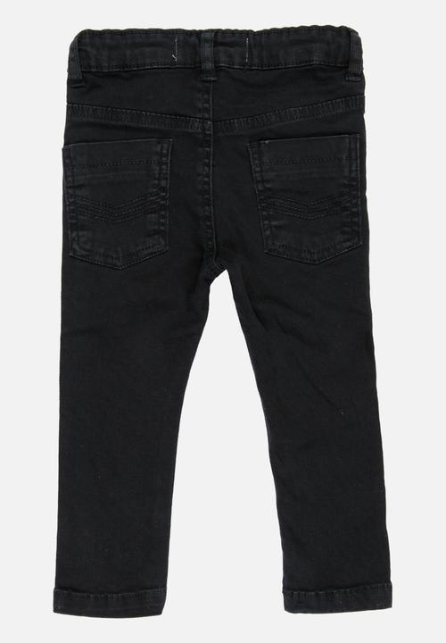 MINOTI - Skinny Leg Twill Pant Black