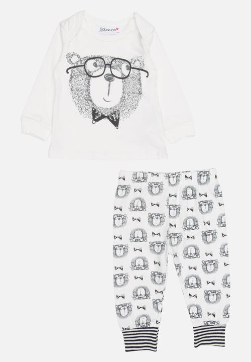 MINOTI - Printed Top & Skinny Legging Set Off White