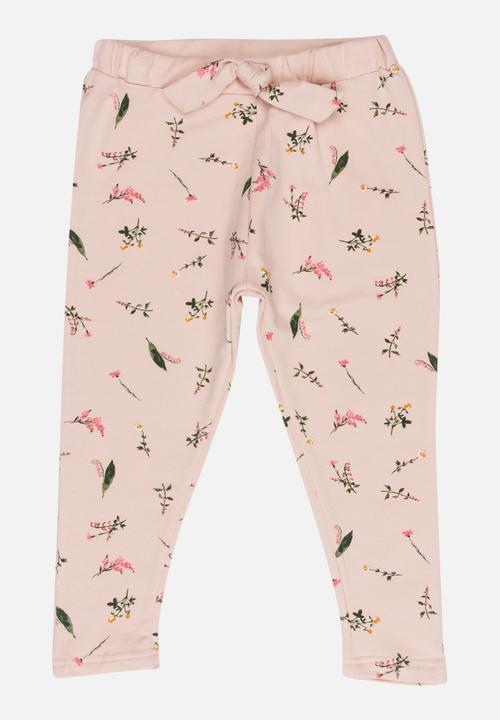 MINOTI - Printed Jersey Pants Pale Pink