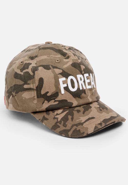 MINOTI - Baseball AOP Camo Peak Cap with Front Embroidery Multi-colour
