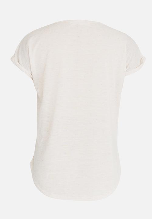 MINOTI - Shimmer Printed Tee Beige