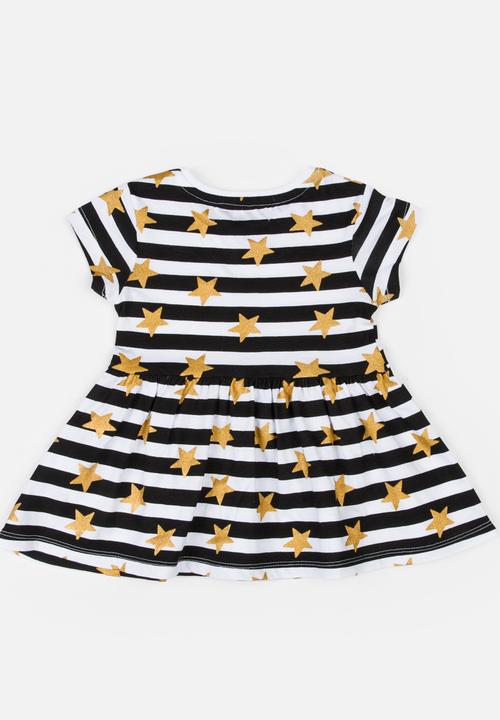 MINOTI - Basic Stripe AOP Jersey Dress Multi-colour