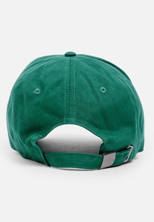 MINOTI - Baseball Embroidered Peak Cap Dark Green