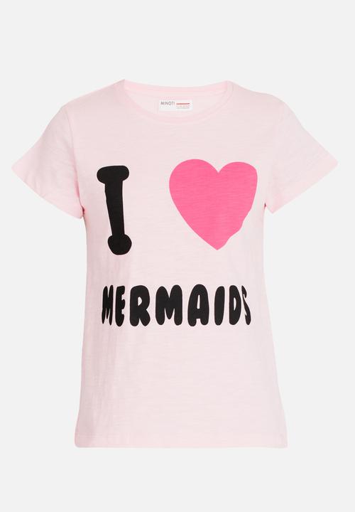 MINOTI - Basic Slub Tee Mid Pink
