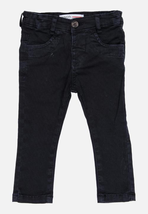 MINOTI - Skinny Leg Twill Pant Charcoal