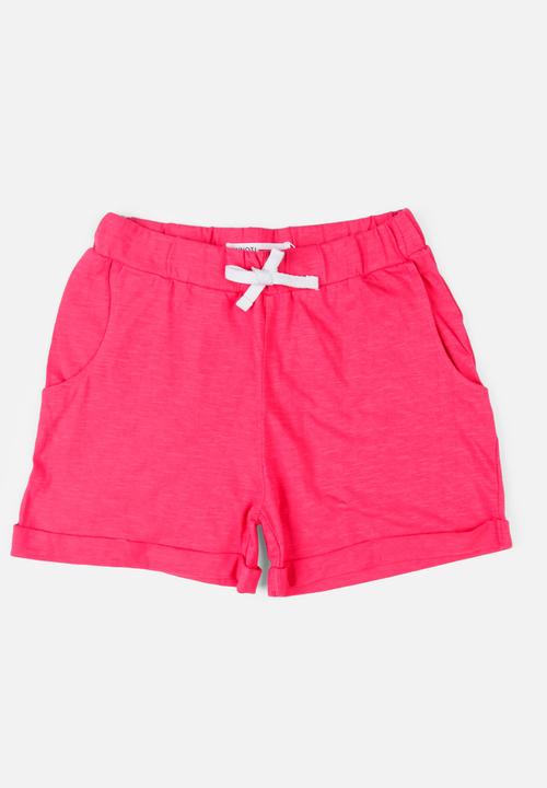 MINOTI - Basic Slub Jersey Short Dark Pink