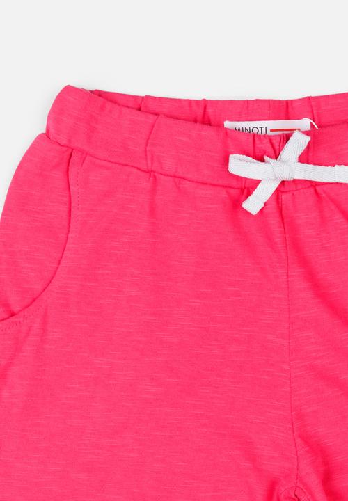 MINOTI - Basic Slub Jersey Short Dark Pink