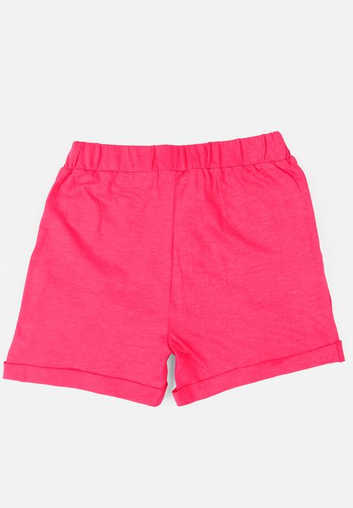 MINOTI - Basic Slub Jersey Short Dark Pink