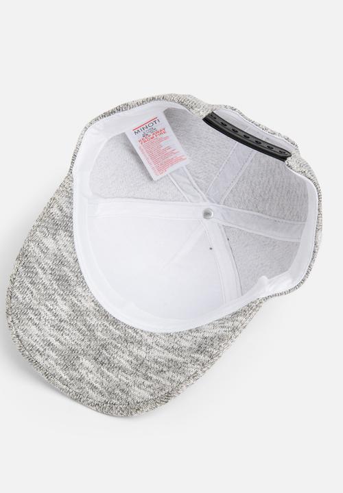 MINOTI - Baseball Marl Peak Cap with Beaded Detail Grey