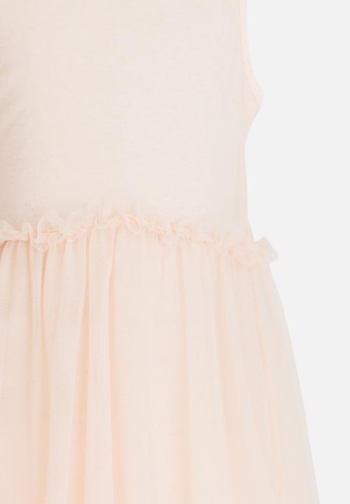 MINOTI - Shimmer Net Tutu Dress Nude