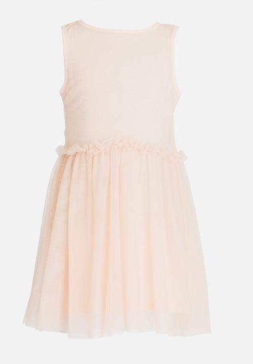MINOTI - Shimmer Net Tutu Dress Nude