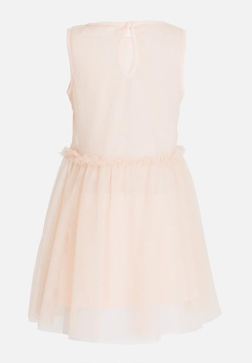 MINOTI - Shimmer Net Tutu Dress Nude